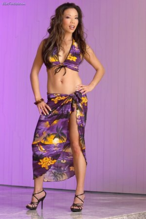 Amber Lee – Slutty mistress disrobing photo 1