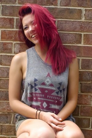 Sydney Mai – Redhead babe's striptease photo 8